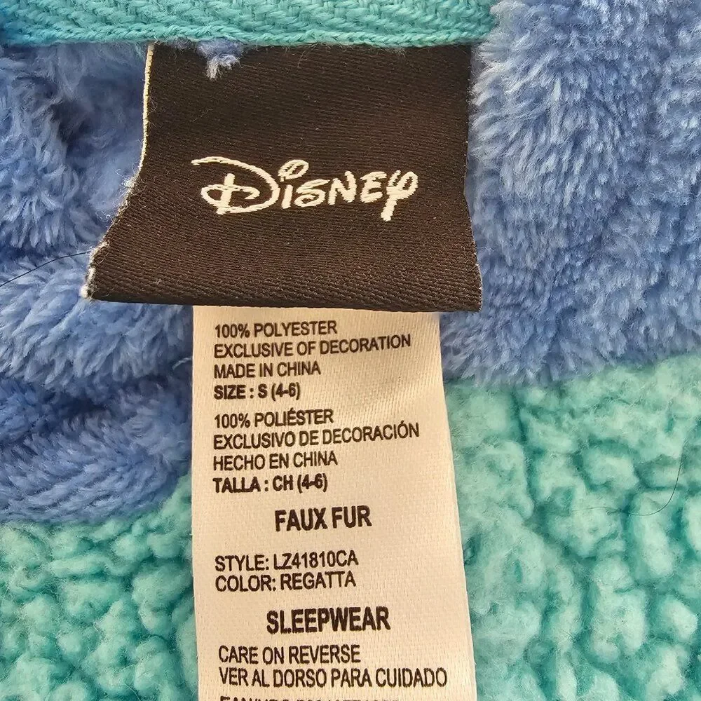 Disney Stitch One Piece Pajamas Women S Blue Lilo & Stitch Adult - Picture 9 of 9